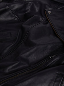 Maha Leather Jacket - Black
