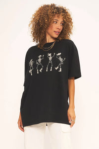 After Hours Party Relaxed Tee - Black