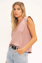 Load image into Gallery viewer, Lexi Exaggerated Shoulder Tank - More Colors