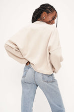 Load image into Gallery viewer, Moe Lace Up Sweatshirt - Raw Linen